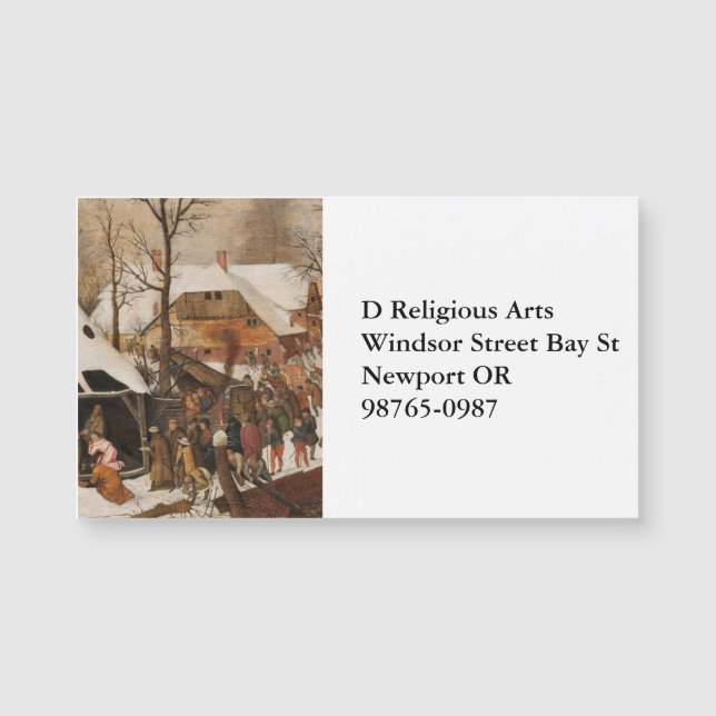 Census in Bethlehem (Front)