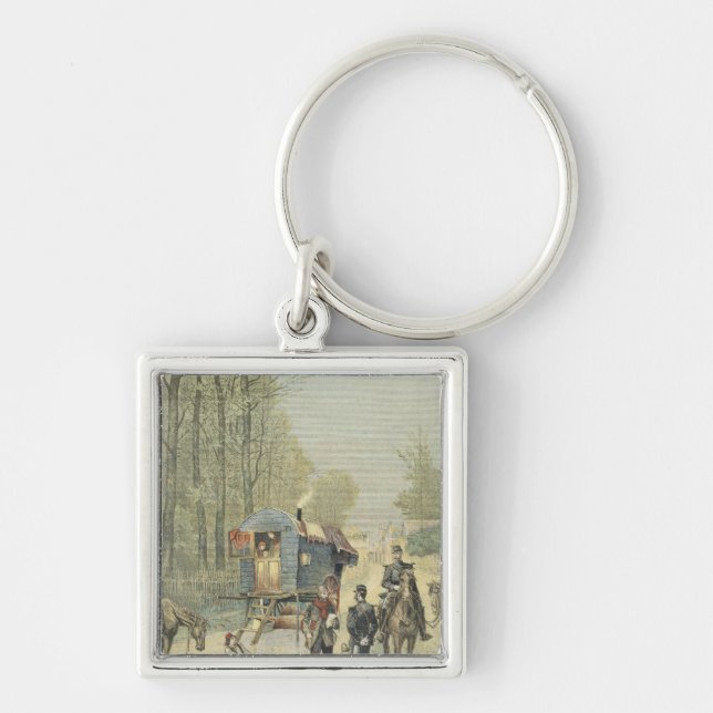 Census of Travellers in France Keychain (Front)