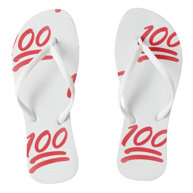 cent émoji sandales tongs chaussures (Semelle)