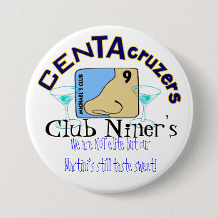 CenTAcruzers Logo Club Niner's Button