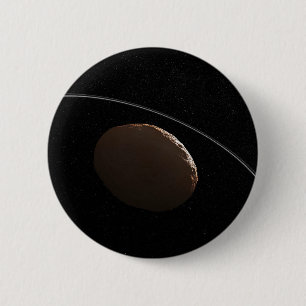 Centaur 1099 Chariklo And Its Rings. 2 Inch Round Button