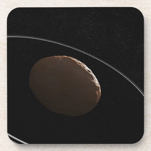 Centaur 1099 Chariklo And Its Rings. Coaster (Front)