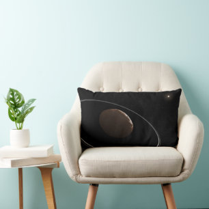 Centaur 1099 Chariklo And Its Rings. Lumbar Pillow
