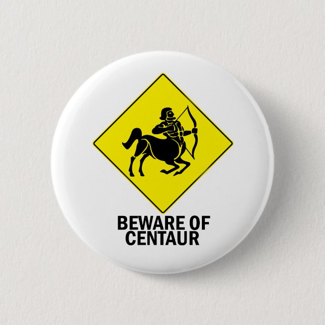 Centaur 2 Inch Round Button (Front)