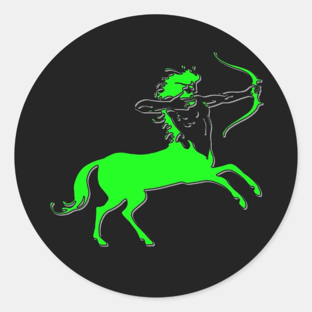 Centaur II Classic Round Sticker (Front)