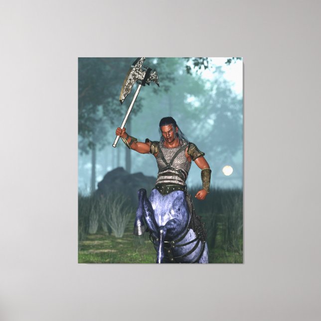 Centaur Ready For Battle Canvas Print (Front)