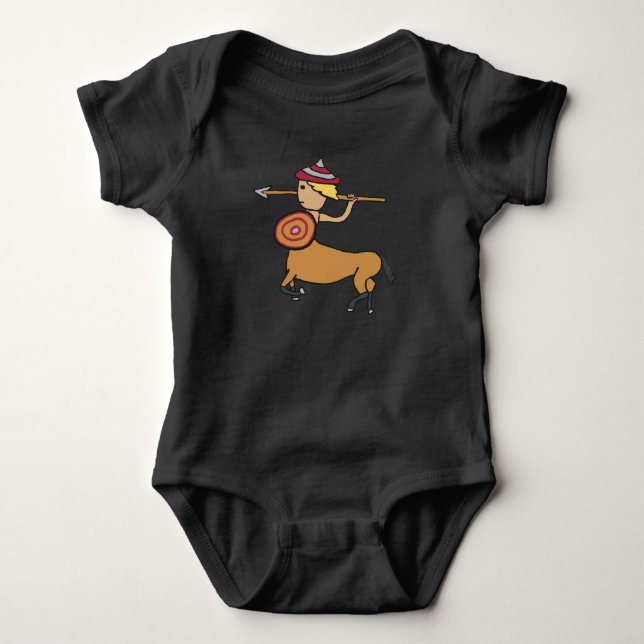 Centaur Sagittarius Baby Bodysuit (Front)