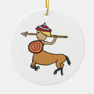 Centaur Sagittarius Ceramic Ornament
