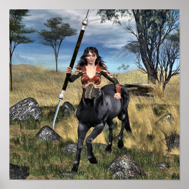 Centaur Warrioress Poster (Front)