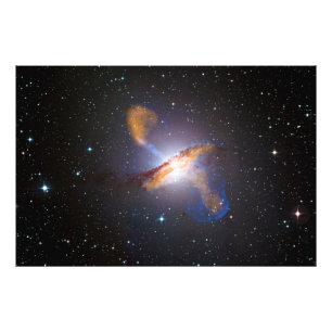 Centaurus A Shows a Supermassive Black Holes Power Photo Print