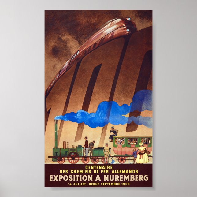 Centenaire du Poster vintage allemand 19 (Devant)