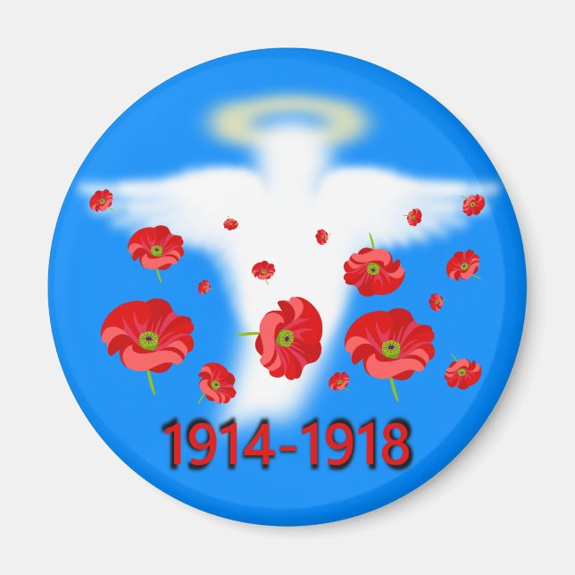 Centenary of End of First World War Magnet (Front)