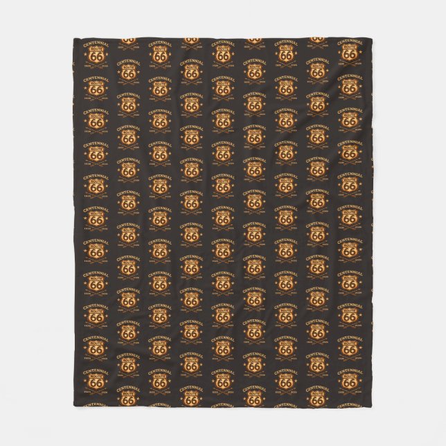 Centennial American Highway Cozy Throw Fleece Blanket (Front)