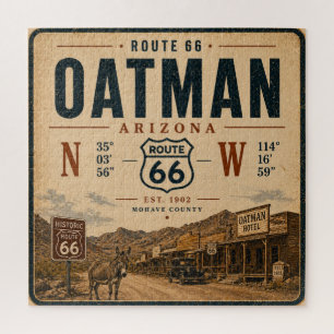 Centennial American Highway Nostalgic Game Jigsaw Puzzle