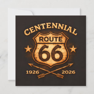 Centennial American Highway Retro Milestone Card