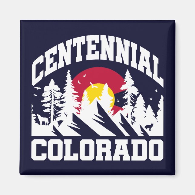 Centennial,Colorado Magnet (Front)