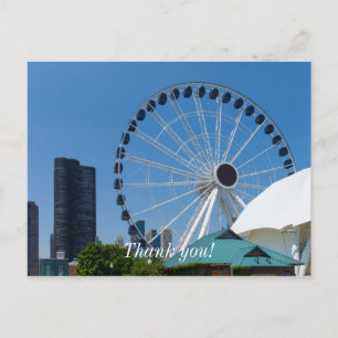 Centennial Ferris Wheel Thank You Postcard