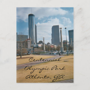 Centennial Park and Downtown Atlanta Postcard