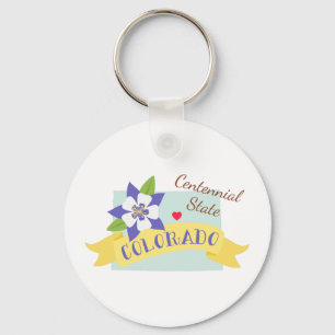 Centennial State Keychain