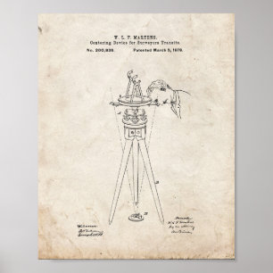 Centering Device For Surveyors Transits Patent - O Poster