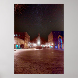 Centerway Square Starfield Poster
