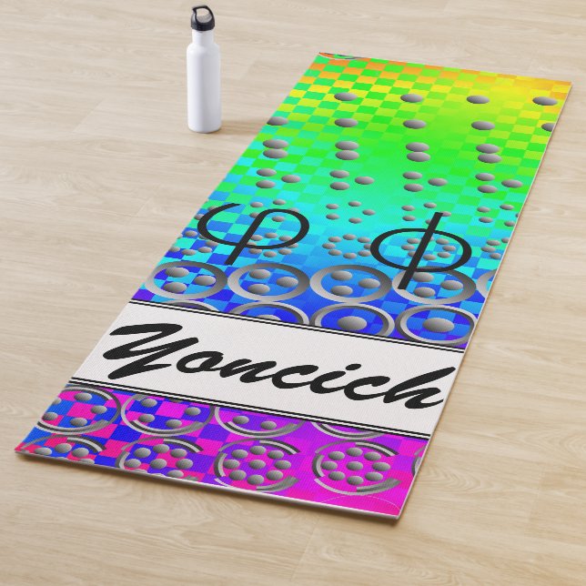 Centesimal 12Digit Fibonacci Sequence by K Yoncich Yoga Mat (In Situ)