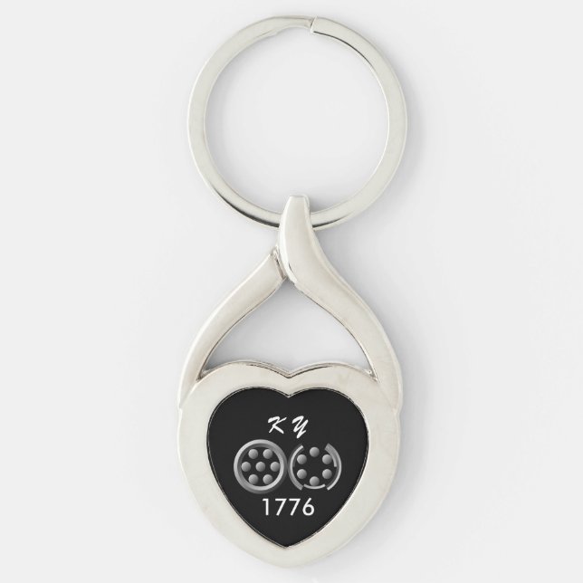Centesimal 1776 by Kenneth Yoncich Keychain (Front)
