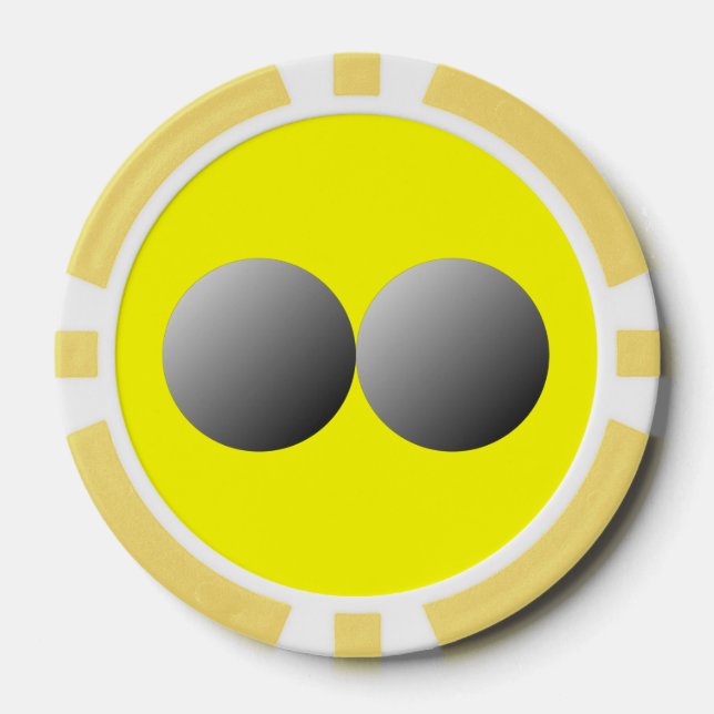 Centesimal 2 by Kenneth Yoncich Poker Chips (Front)