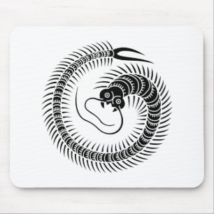 Centipede circle mouse pad