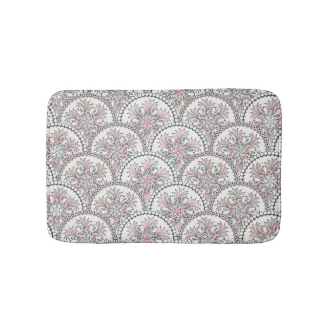 Centle Vintage Pattern Bath Mat (Front)