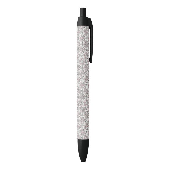 Centle Vintage Pattern Black Ink Pen (Bottom (Vertical))