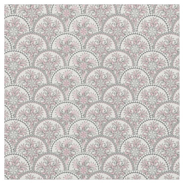 Centle Vintage Pattern Fabric (Close Up)