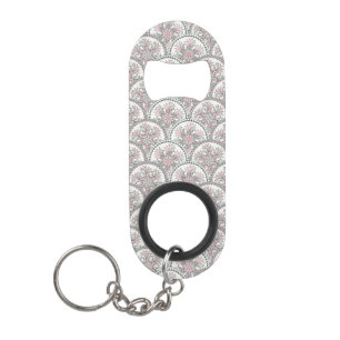 Centle Vintage Pattern Keychain Bottle Opener