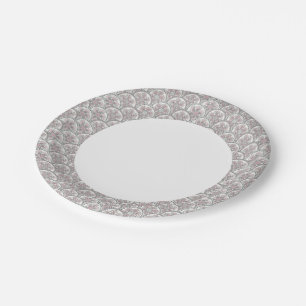 Centle Vintage Pattern Paper Plate