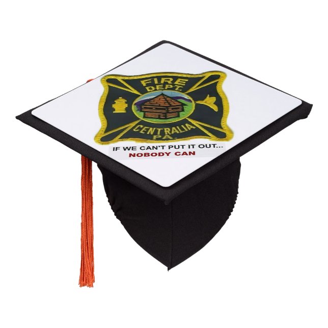 Centrailia PA, FD  Graduation Cap Topper (Angled)