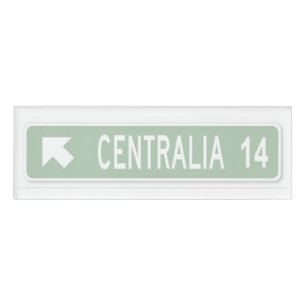 Centrailia PA Name Tag