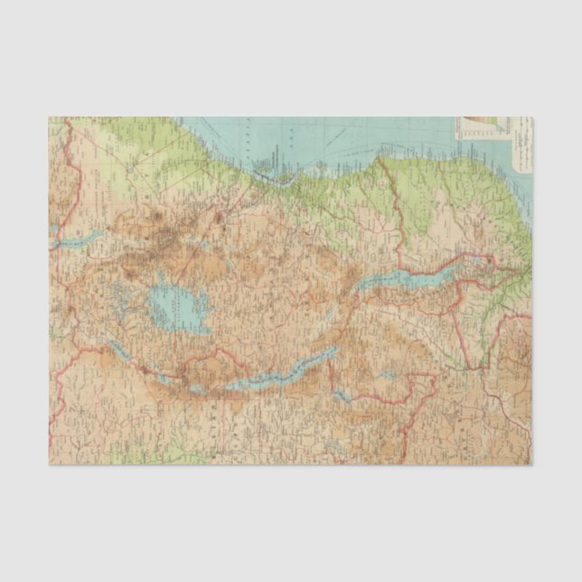 Central Africa eastern section Tissue Paper (Front)