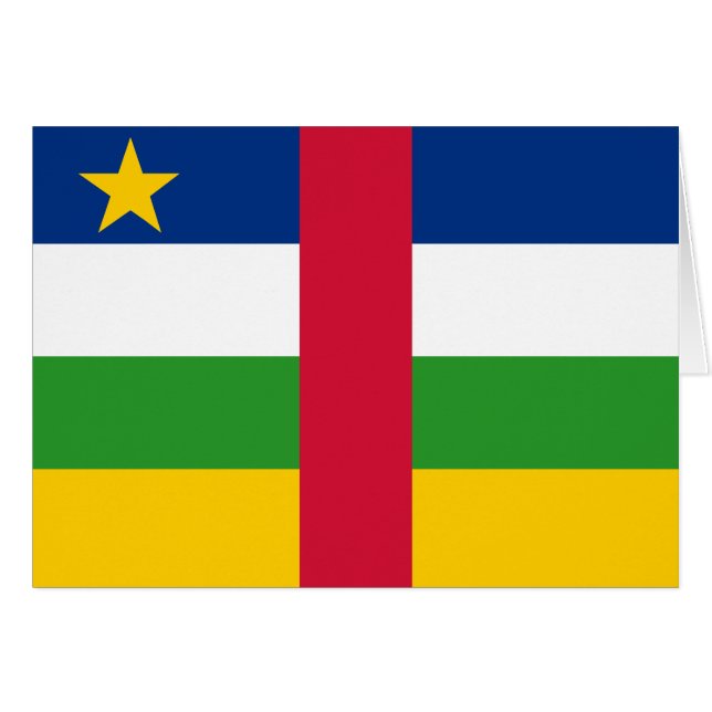 Central African Republic Flag (Front Horizontal)