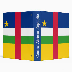 Central African Republic Flag Binder