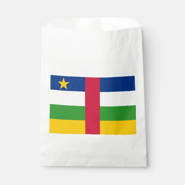 Central African Republic Flag Favour Bag (Front)