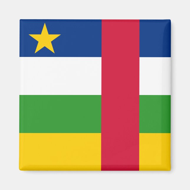 Central African Republic Flag Magnet (Front)