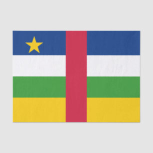 Central African Republic Flag Tissue Paper