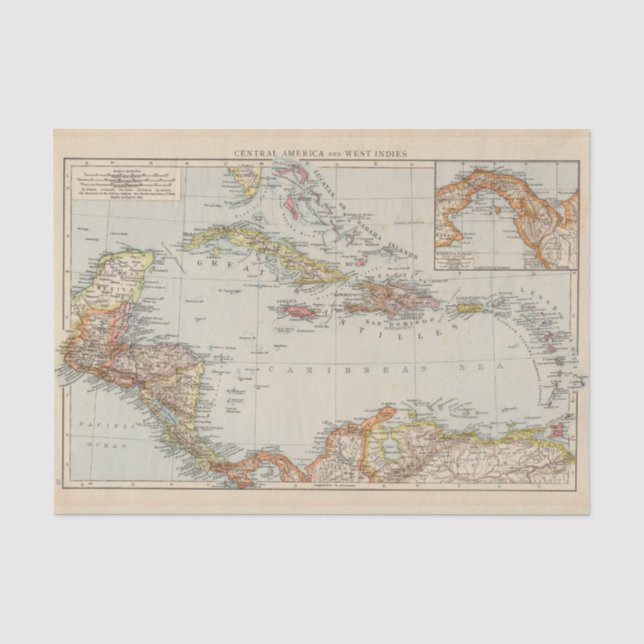 Central America 2 Tissue Paper (Front)