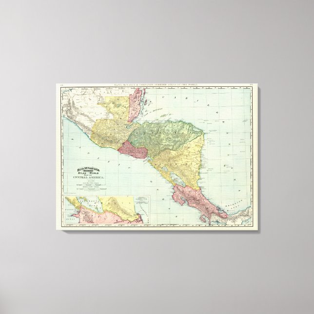 Central America 3 Canvas Print (Front)