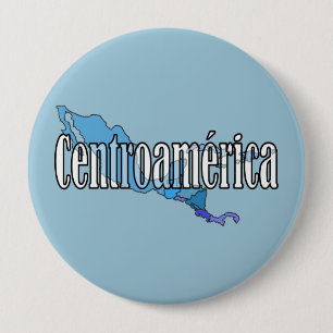 Central America 4 Inch Round Button