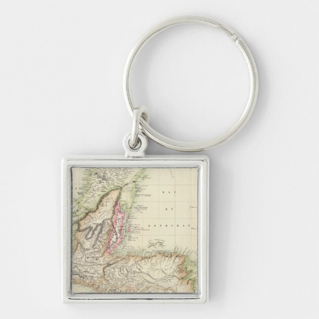 Central America 4 Keychain (Front)