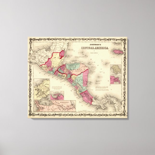 Central America 5 Canvas Print (Front)