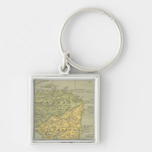Central America 5 Keychain