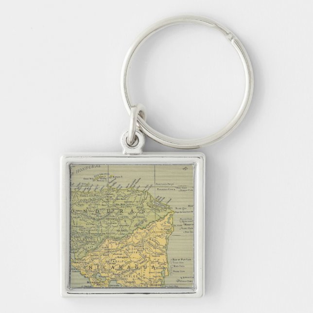 Central America 5 Keychain (Front)
