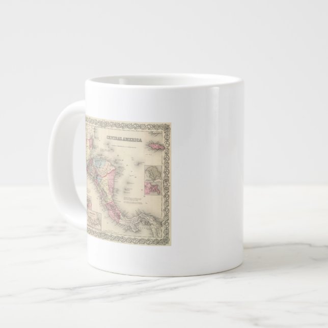 Central America 5 Large Coffee Mug (Front Left)